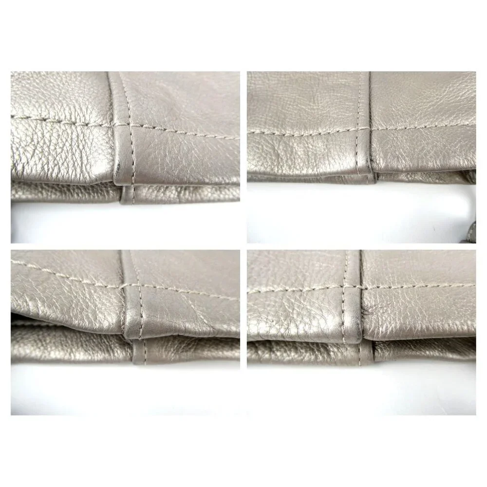 Coach Platinum Leather Hobo‎ Shoulder Bag F31323